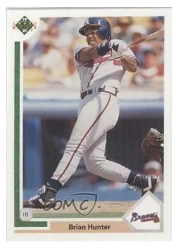 1991 Upper Deck Final Edition Brian Hunter #54F card