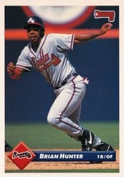 1993 Donruss Base Set Brian Hunter #290 card
