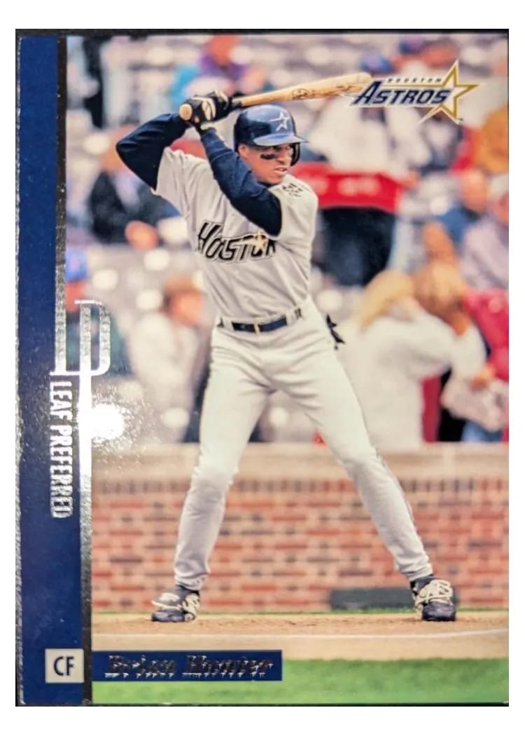1996 Leaf Preferred Brian Hunter #48 card