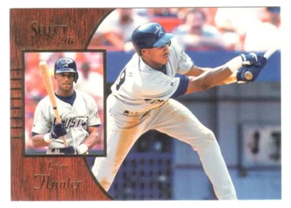 1996 Select Brian Hunter #55 card