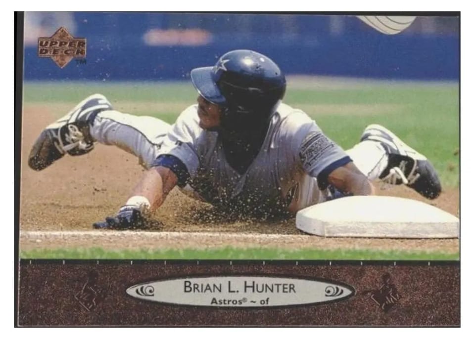 1996 Upper Deck Brian Hunter #84 card