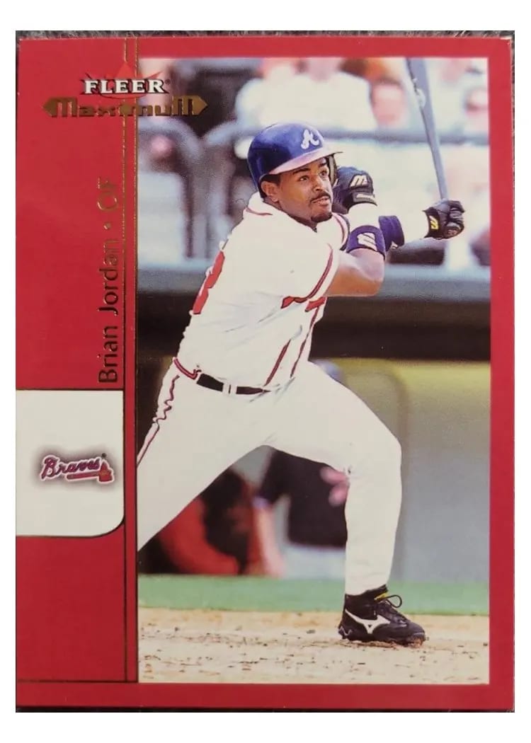 2002 Fleer Maximum Brian Jordan #39 card