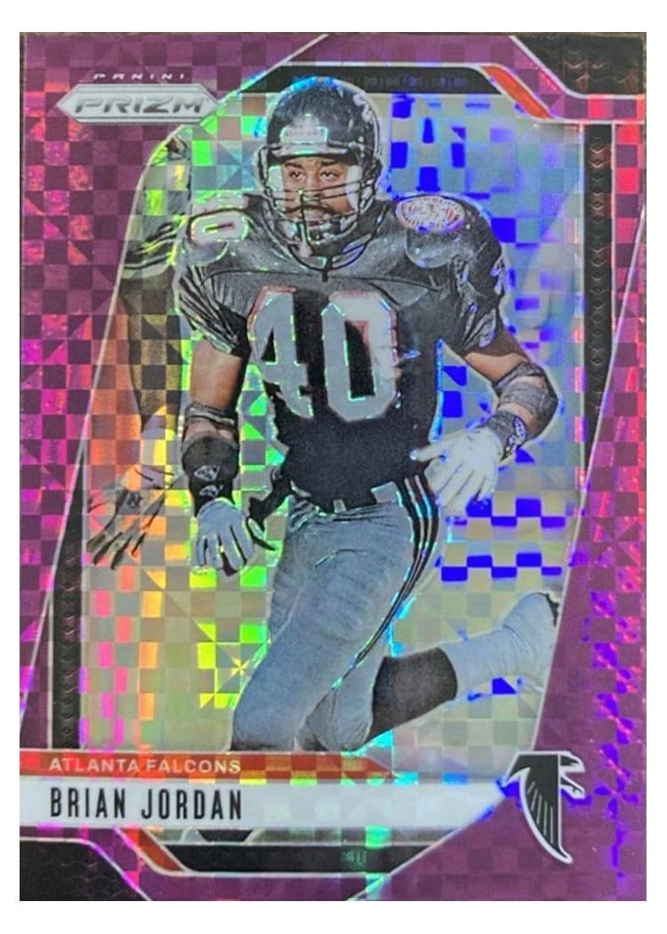 2024 Panini Prizm Base Set Brian Jordan Purple Power #17 card