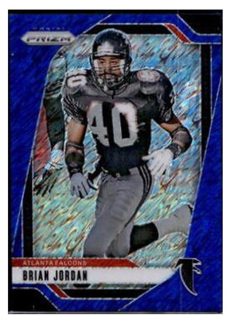 2024 Panini Prizm Base Set Brian Jordan Blue Shimmer #17 card