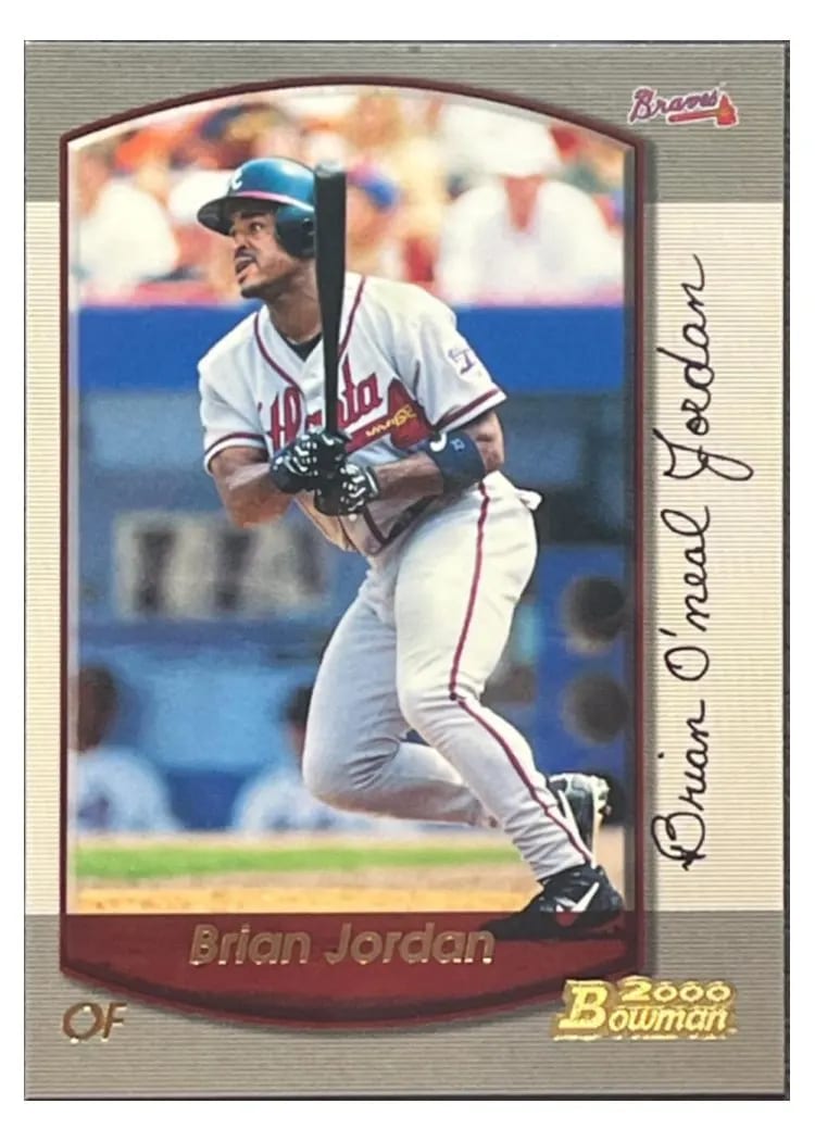 2000 Bowman Brian Jordon #16 card