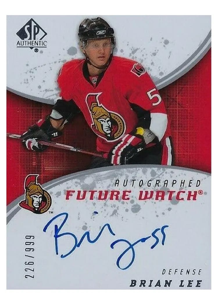 2008 SP Authentic Brian Lee #236 card
