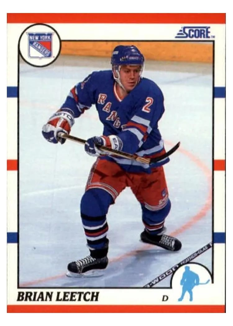 1990 Score Brian Leetch #225 card
