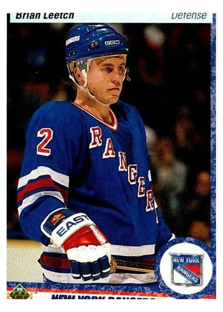 1990 Upper Deck Brian Leetch #253 card
