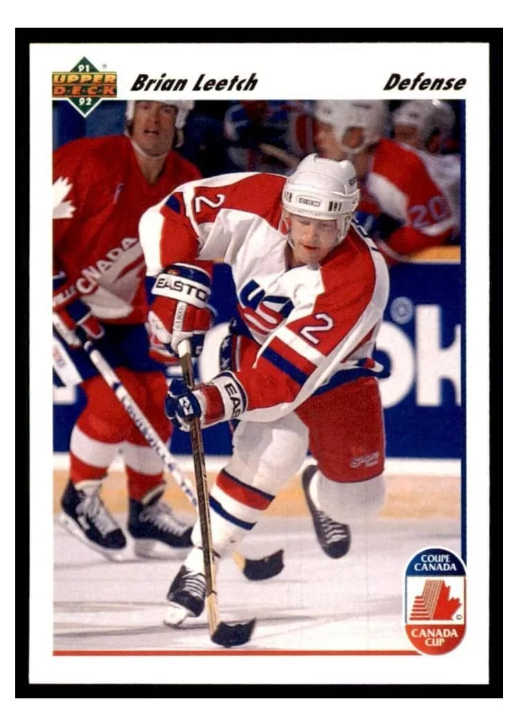 1991 Upper Deck Brian Leetch #35 card