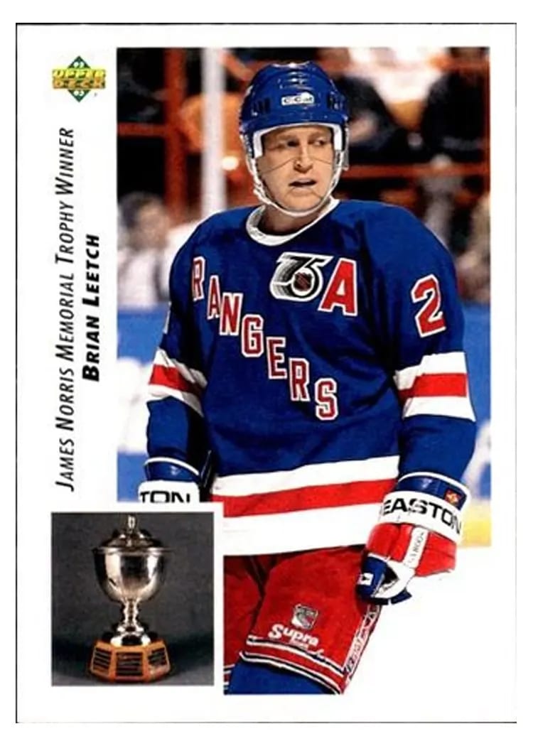 1992 Upper Deck Brian Leetch #434 card