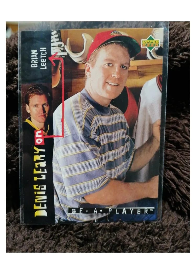 1994 Upper Deck Be A Player Brian Leetch #R149 card