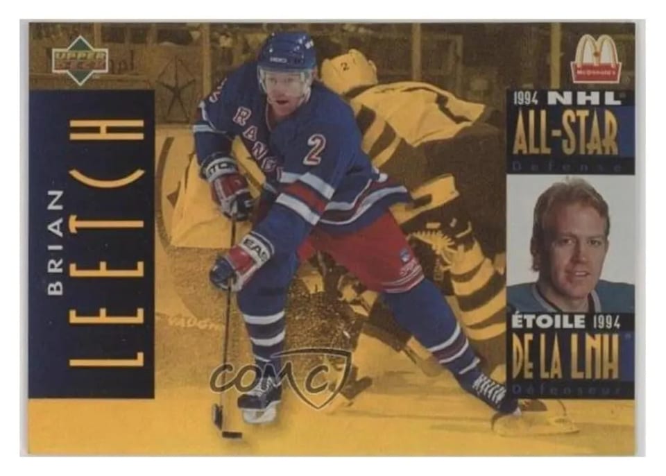 1994 Upper Deck Mcdonalds Brian Leetch #McD-06 card