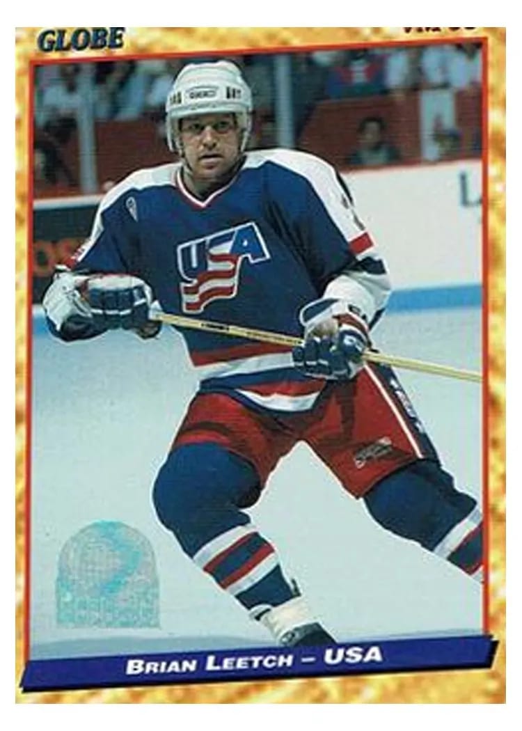 1995 Semic Globe VM Brian Leetch #103 card