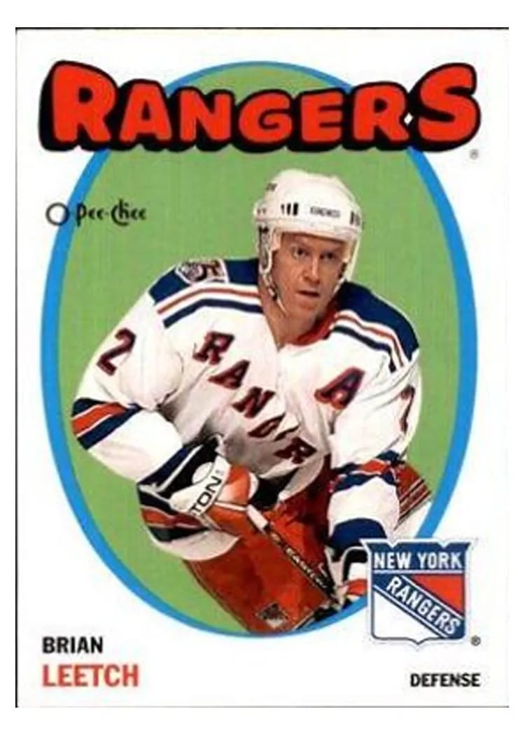 2001 O Pee Chee Brian Leetch #4 card