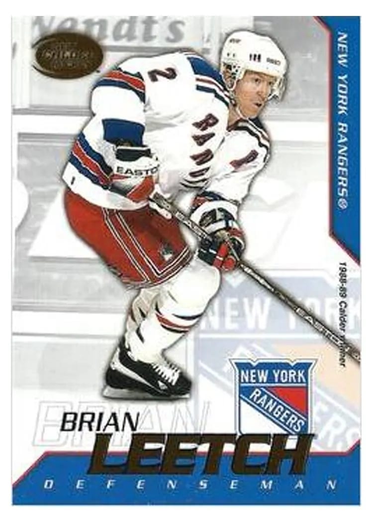 2002 Pacific Calder Brian Leetch #24 card
