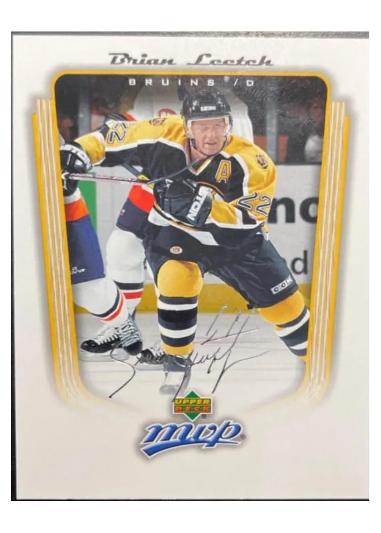 2005 Upper Deck MVP Brian Leetch #34 card