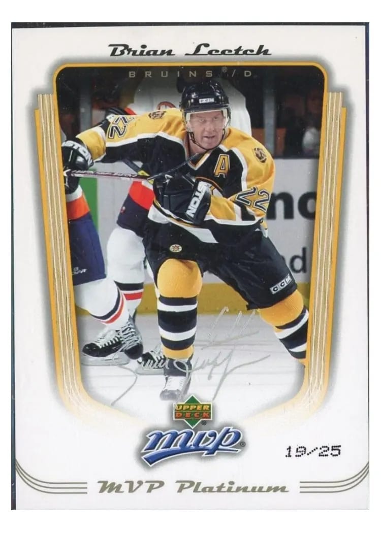 2005 Upper Deck MVP Brian Leetch #34 card
