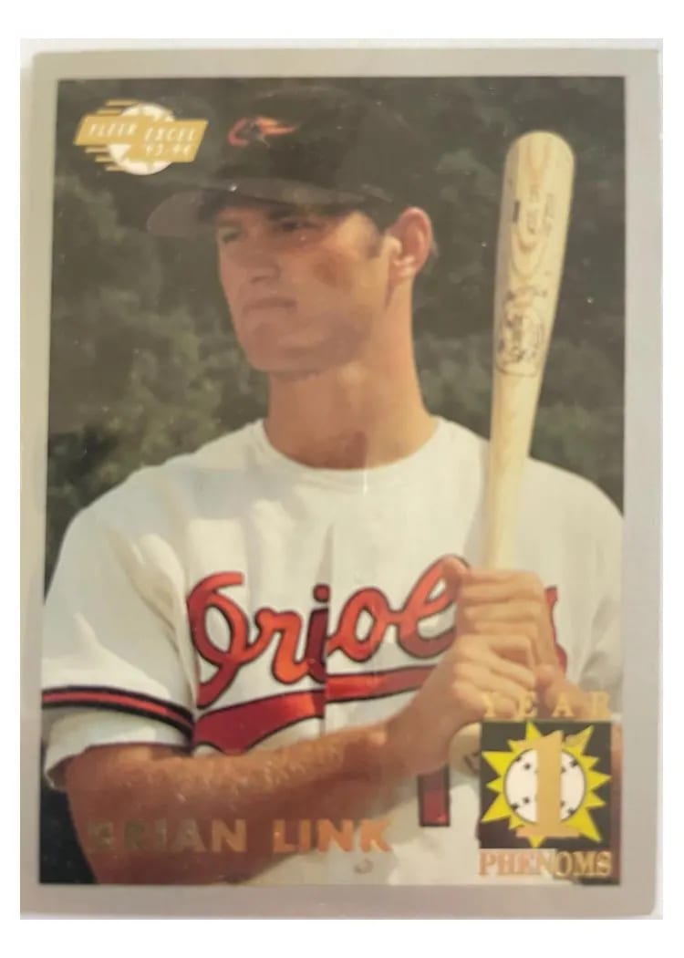 1993 Fleer Excel Brian Link #2 card