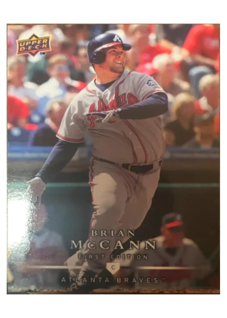 2008 Upper Deck First Edition Brian McCann #37 card