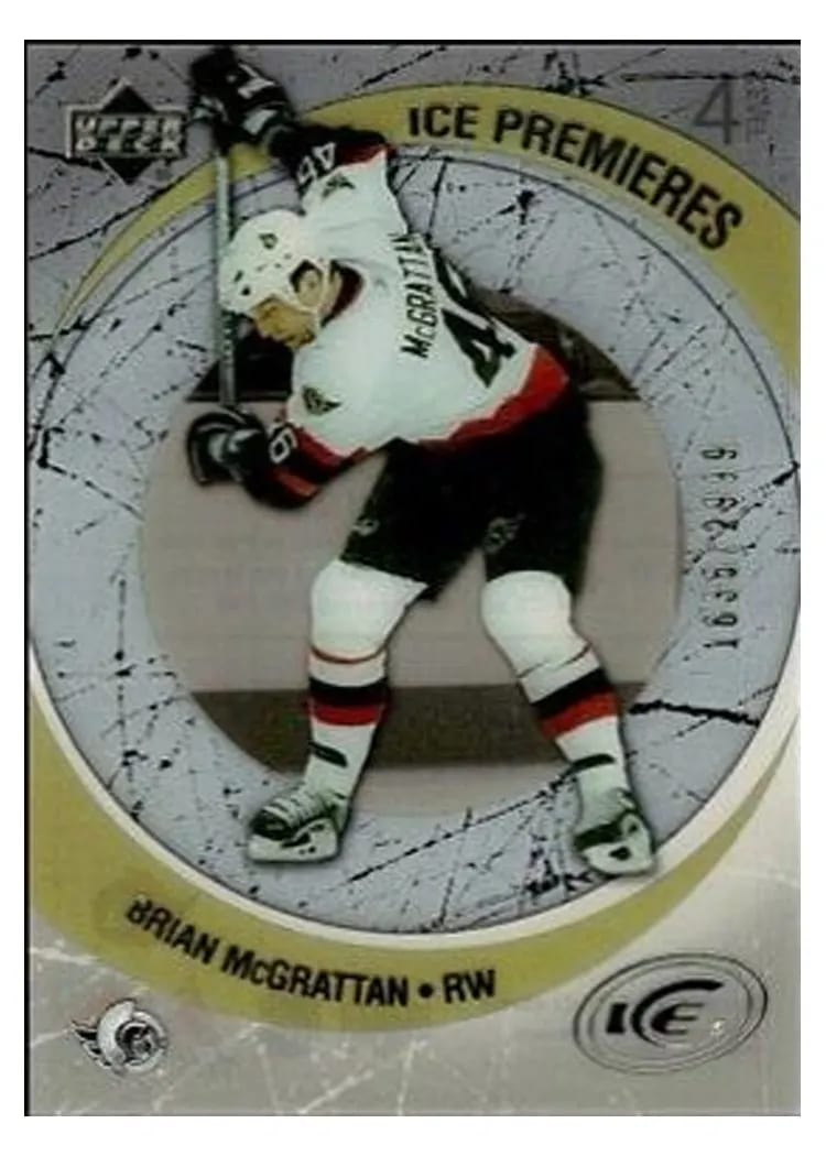 2005 Upper Deck Ice Brian McGrattan #159 card