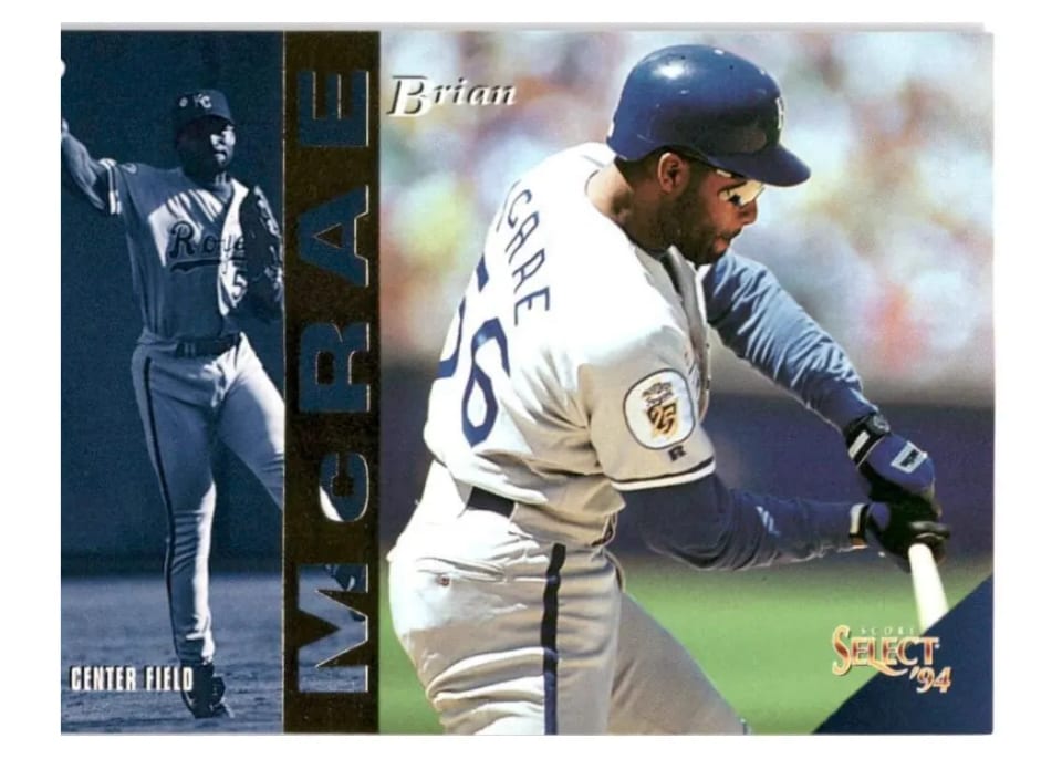 1994 Select Brian McRae #47 card