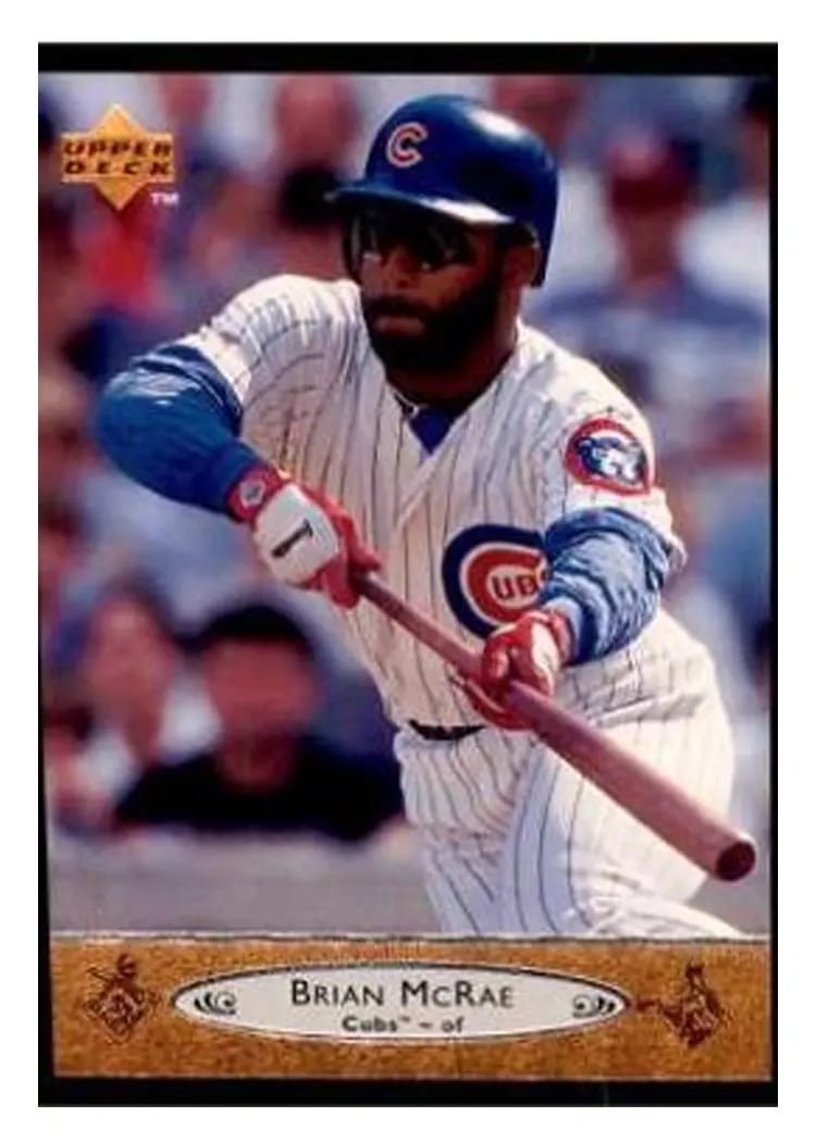 1996 Upper Deck Brian McRae #33 card