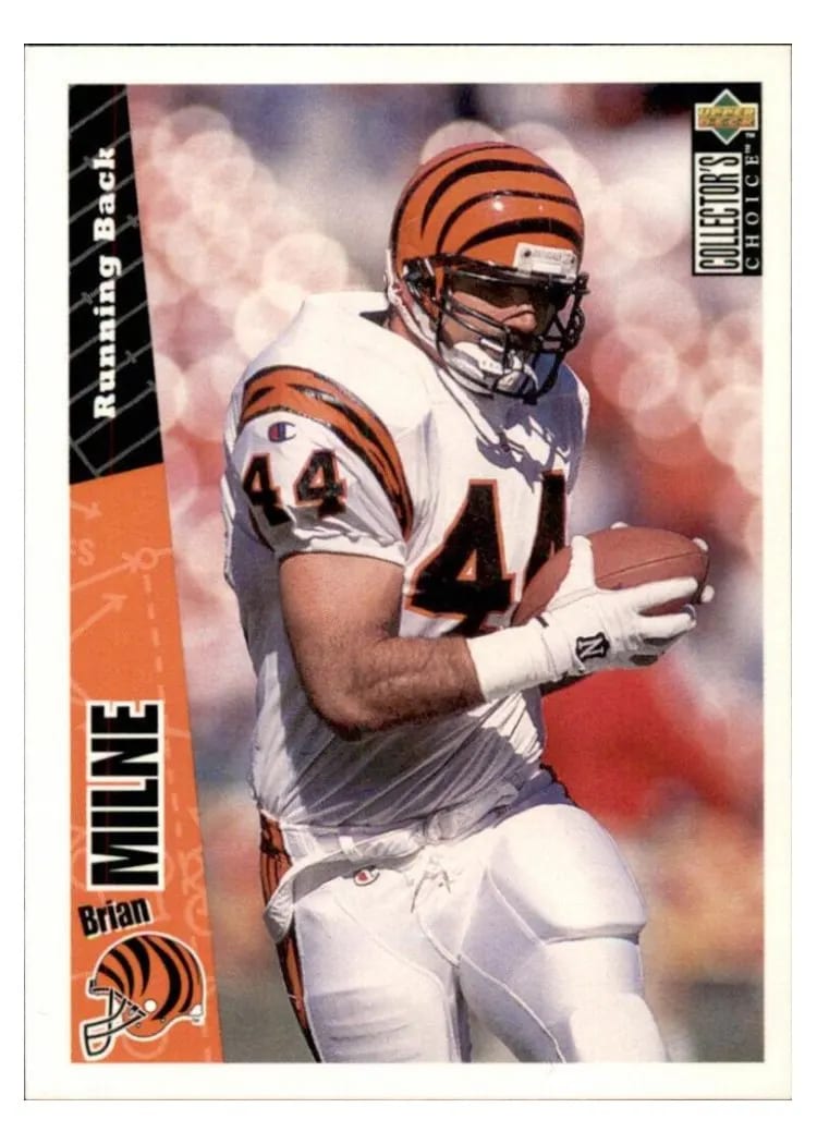 1996 Collector's Choice Update Brian Milne #U156 card