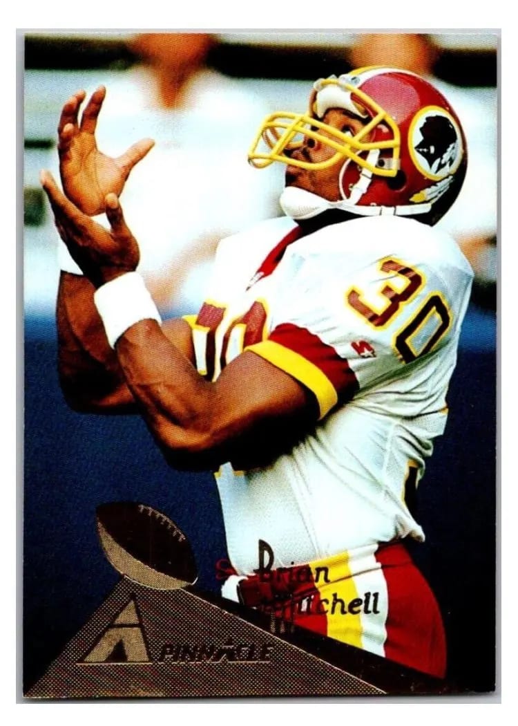 1994 Pinnacle Brian Mitchell #25 card