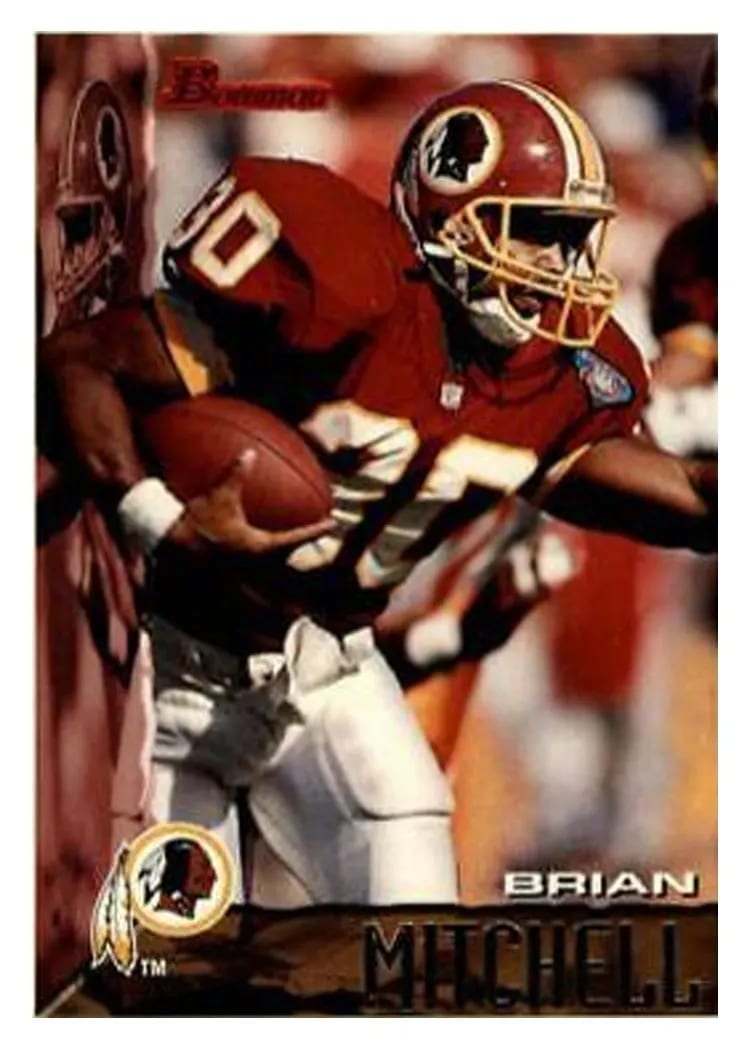 1995 Bowman Brian Mitchell #103 card