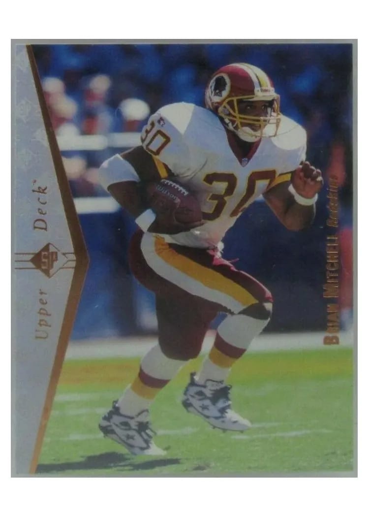 1995 SP Brian Mitchell #108 card