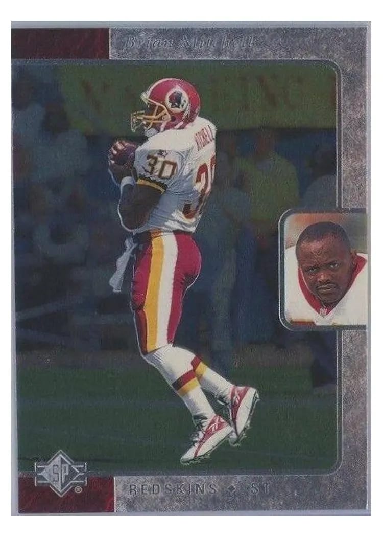 1996 SP Brian Mitchell #144 card