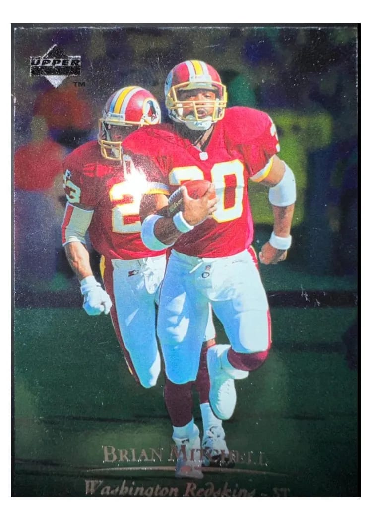 1996 Upper Deck Silver Brian Mitchell #30 card