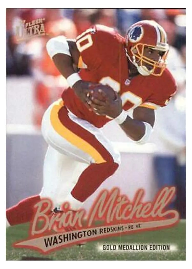 1997 Ultra Brian Mitchell #71 card