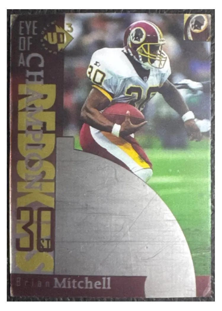 1997 Upper Deck UD3 Brian Mitchell #33 card