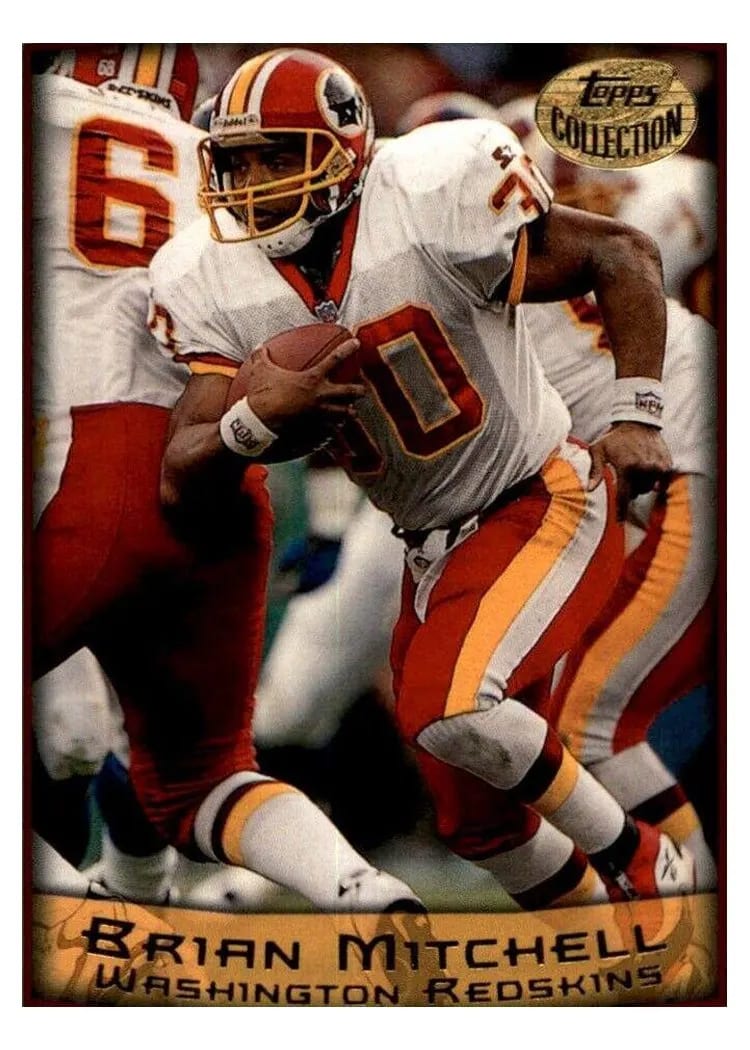 1999 Topps Brian Mitchell #67 card