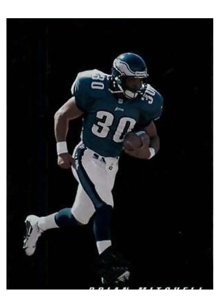 2000 Leaf Limited Brian Mitchell #55 card