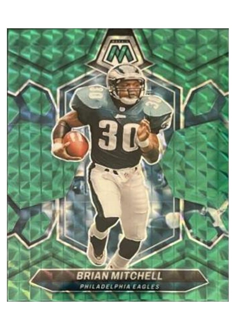 2024 Panini Mosaic Base Set Brian Mitchell Green #227 card