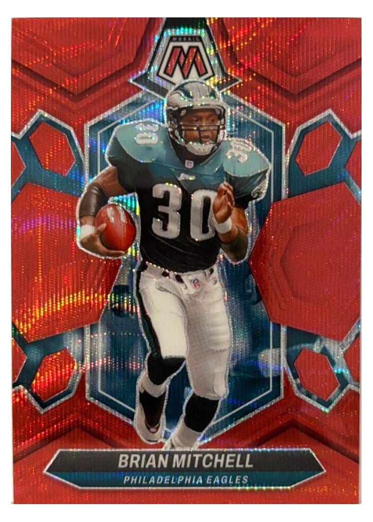 2024 Panini Mosaic Base Set Brian Mitchell #227 card