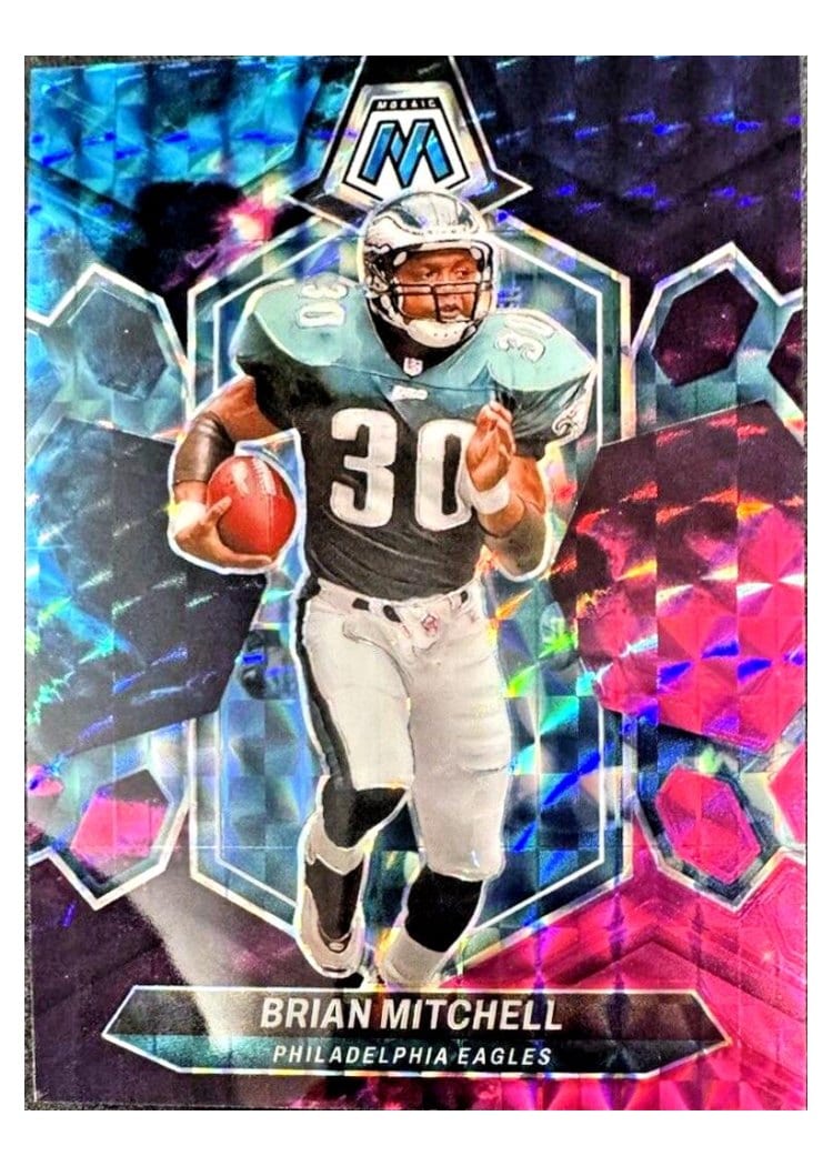 2024 Panini Mosaic Base Set Brian Mitchell Nebula Choice #227