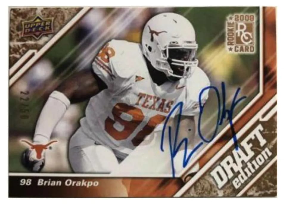 2009 Upper Deck Draft Edition Brian Orakpo #103 card