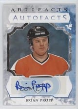 2023-24 Upper Deck Artifacts Autograph Facts Brian Propp #AF-PR card
