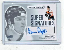 2023-24 Upper Deck Ovation Super Signatures Brian Propp #SS-BP