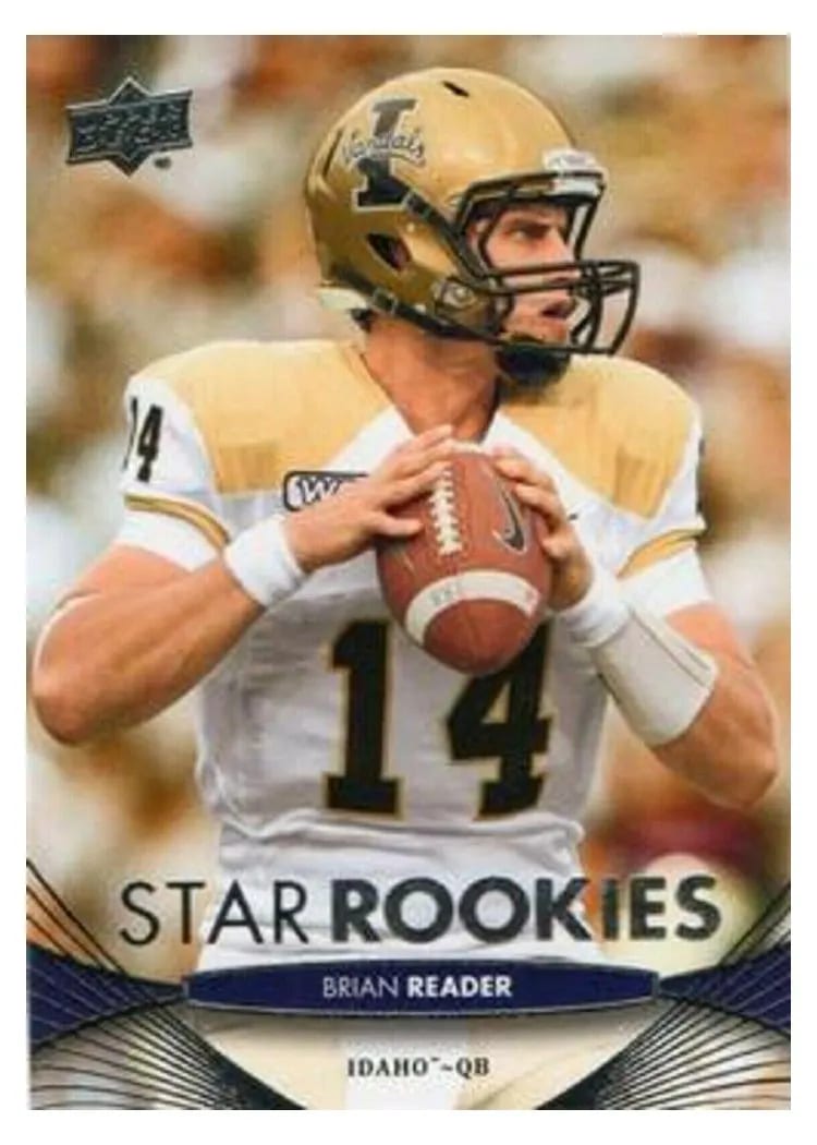 2012 Upper Deck Brian Reader #63 card