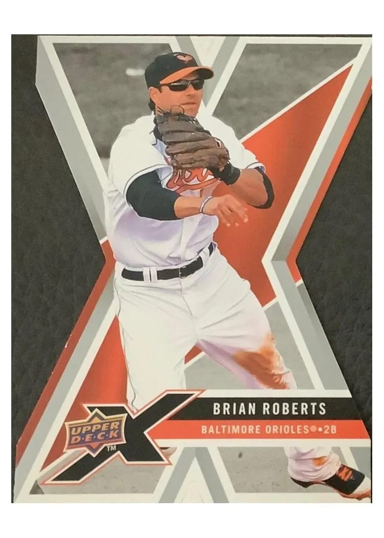 2008 Upper Deck X Brian Robert’s #9 card