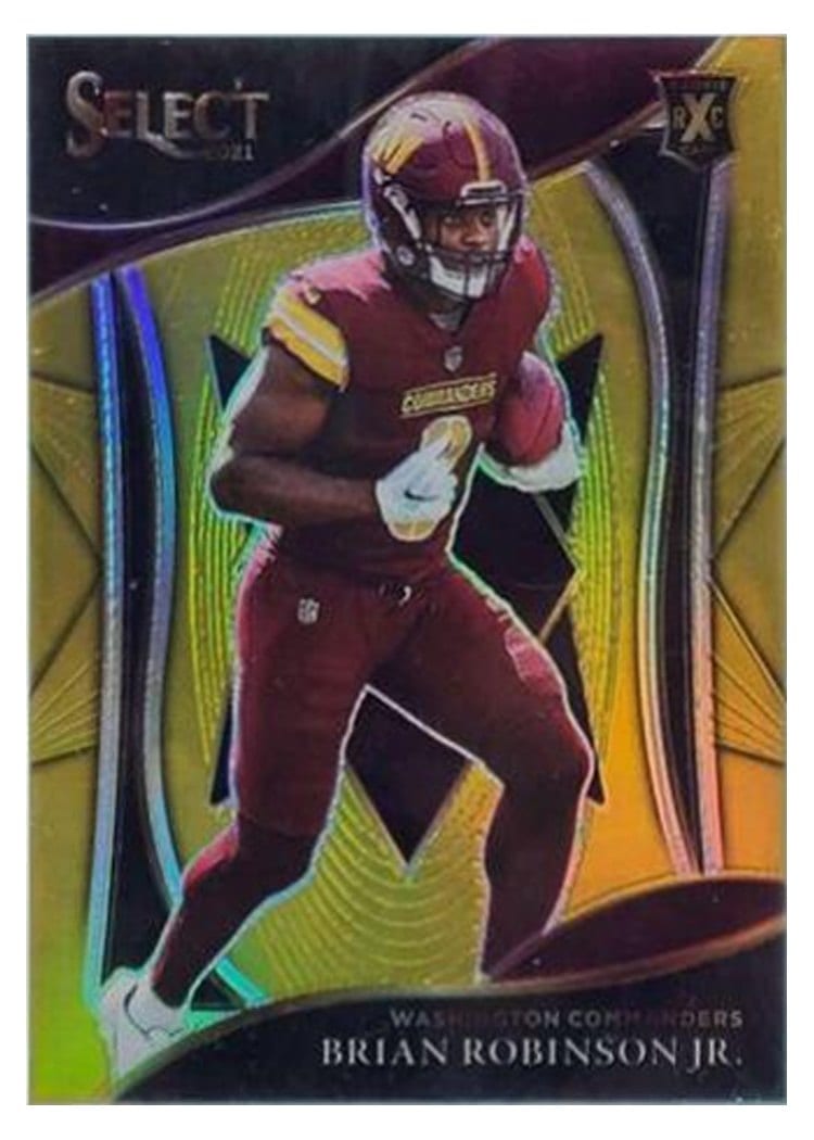 2021 Panini Select Base Set Brian Robinson Jr #410 card