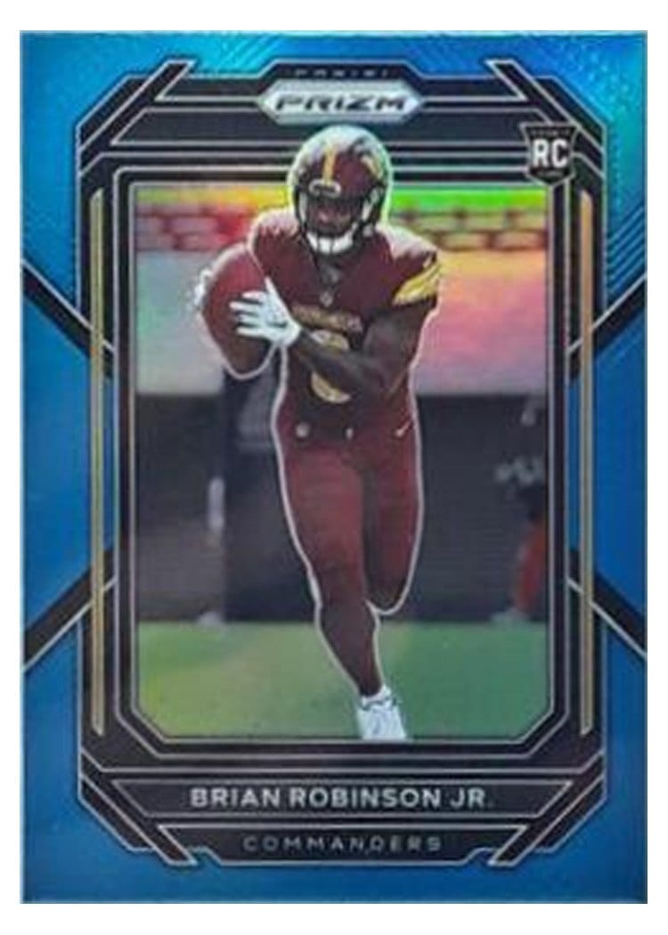 2022 Panini Prizm Base Set Brian Robinson Jr. Light Blue #321 card