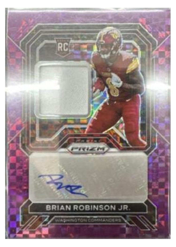 2022 Panini Prizm Base Set Brian Robinson Jr. Purple Power #321 card