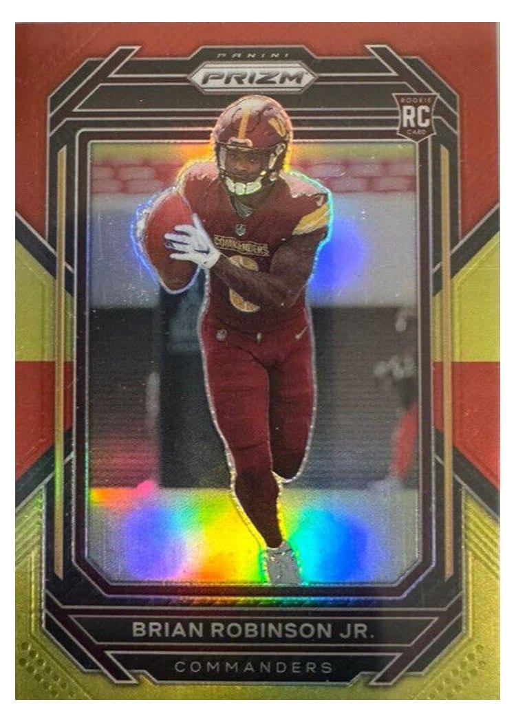 2022 Panini Prizm Base Set Brian Robinson Jr. #321 card