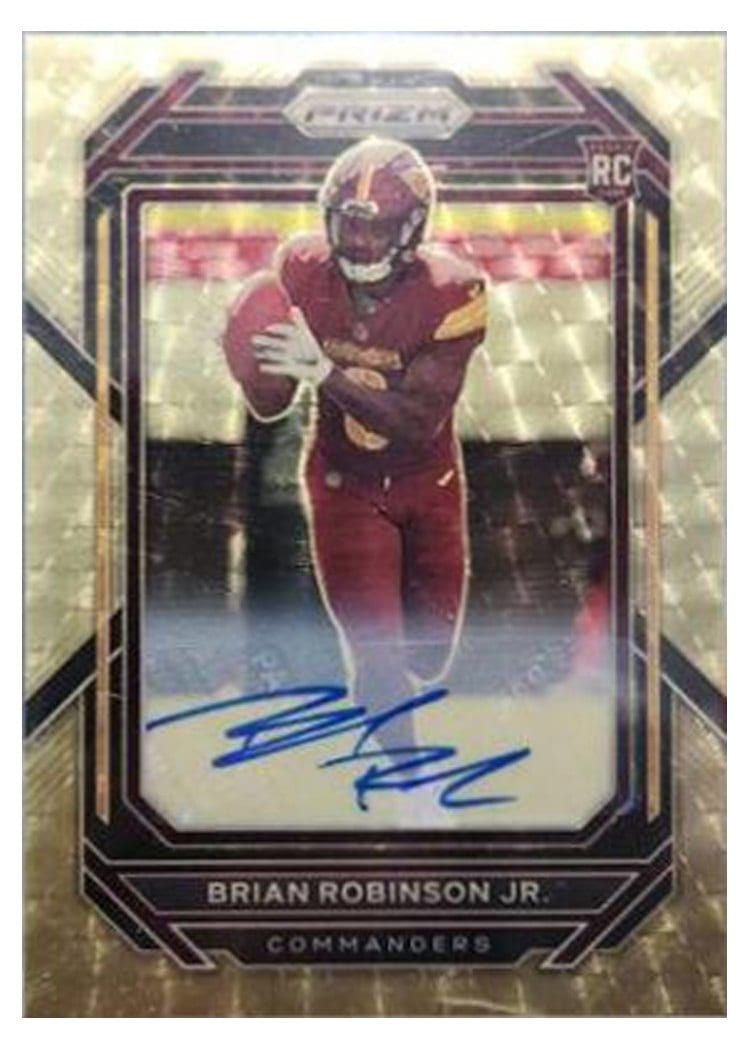 2022 Panini Prizm Base Set Brian Robinson Jr. #321 card