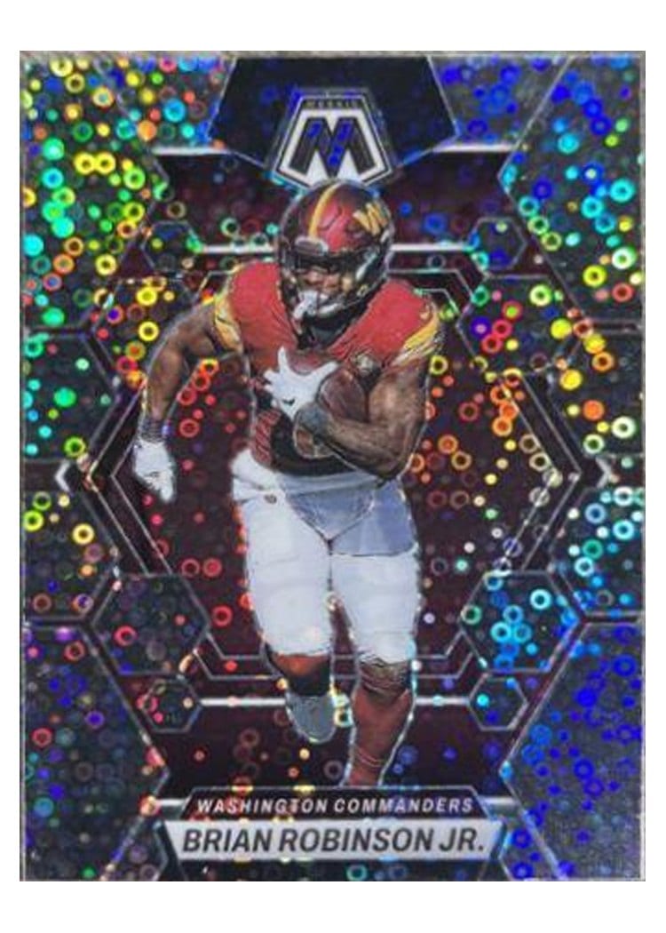 2023 Panini Mosaic Base Set Brian Robinson Jr. No Huddle Silver #244 card
